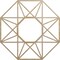 Ekena Millwork Guardian Wood Fretwork Pierced Ceiling Medallion, Birch, 40"OD x 15 1/2"ID x 3/8"T CMWP40X40X0375GDBI - alternate 1